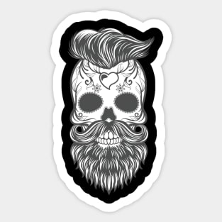 Handsome Skull Sticker